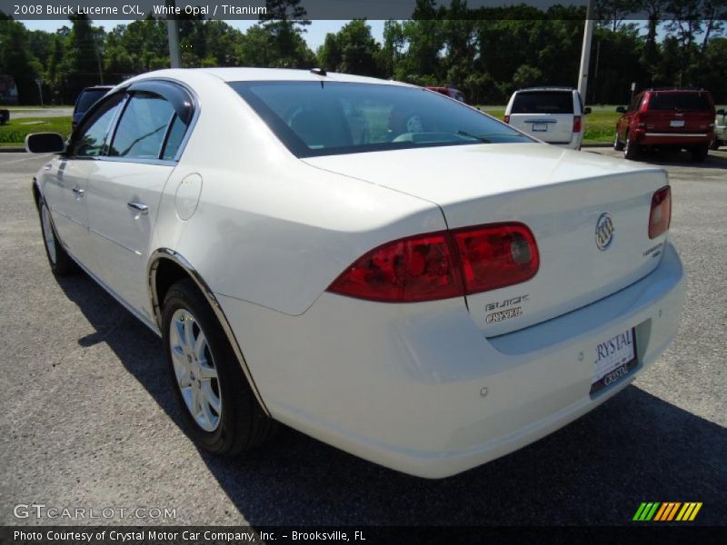 White Opal / Titanium 2008 Buick Lucerne CXL