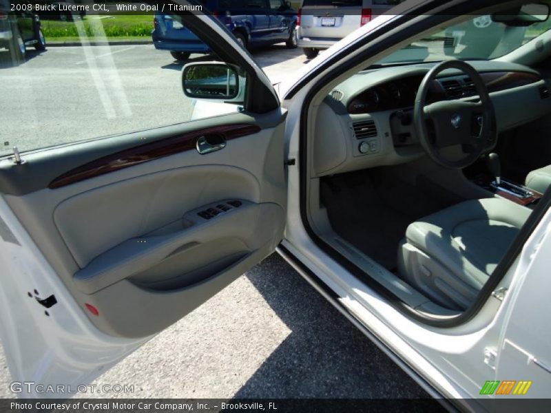 White Opal / Titanium 2008 Buick Lucerne CXL