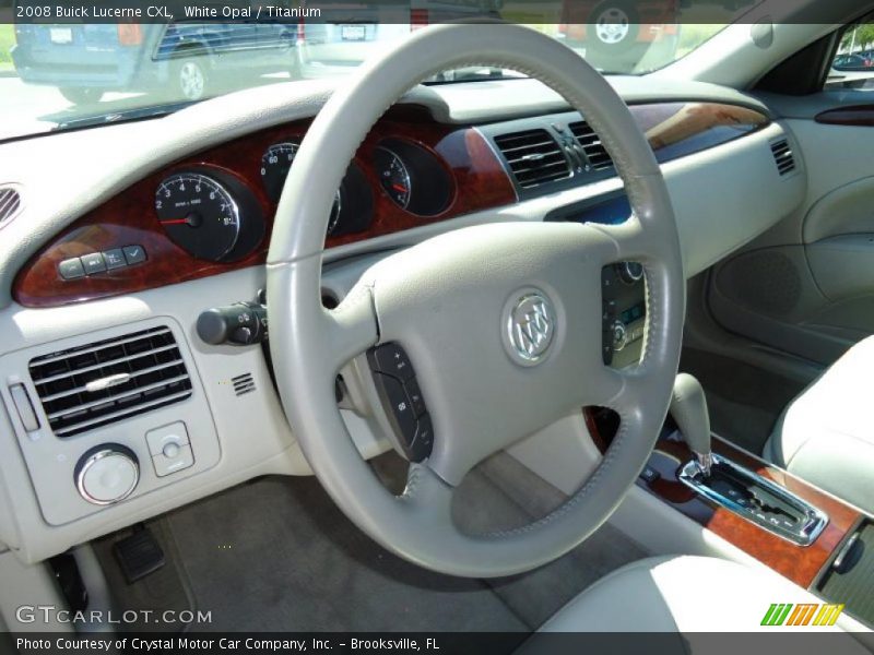 White Opal / Titanium 2008 Buick Lucerne CXL