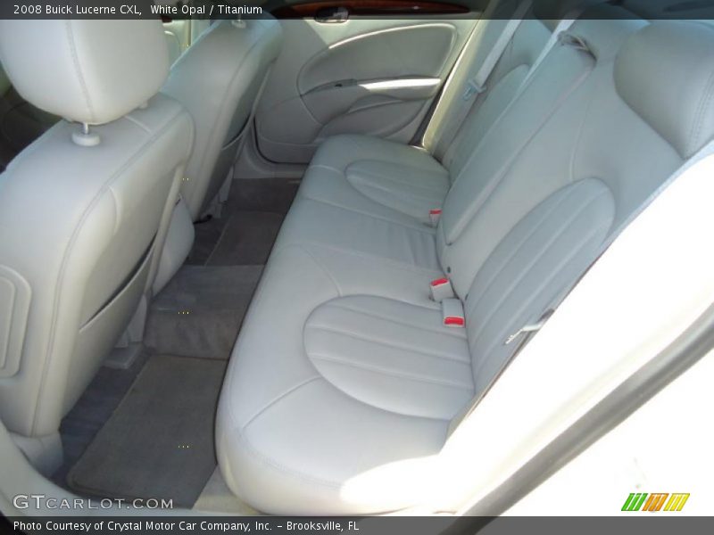 White Opal / Titanium 2008 Buick Lucerne CXL