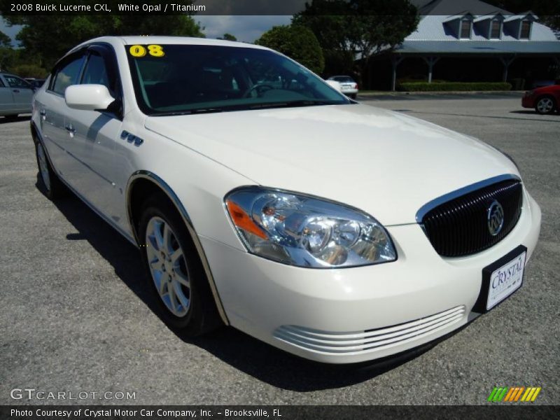 White Opal / Titanium 2008 Buick Lucerne CXL