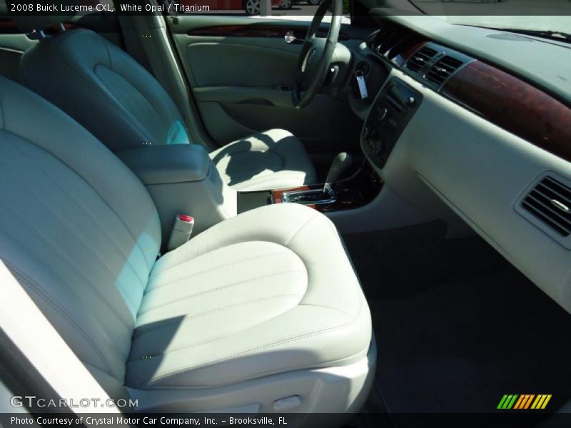 White Opal / Titanium 2008 Buick Lucerne CXL