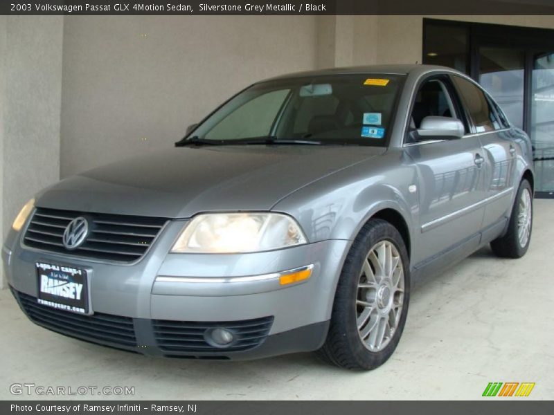 Silverstone Grey Metallic / Black 2003 Volkswagen Passat GLX 4Motion Sedan