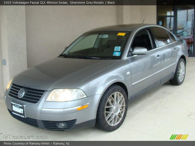 Silverstone Grey Metallic / Black 2003 Volkswagen Passat GLX 4Motion Sedan