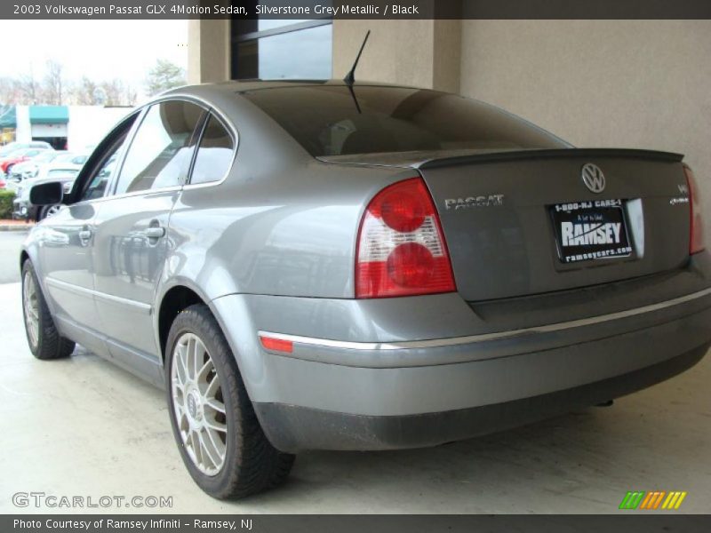 Silverstone Grey Metallic / Black 2003 Volkswagen Passat GLX 4Motion Sedan