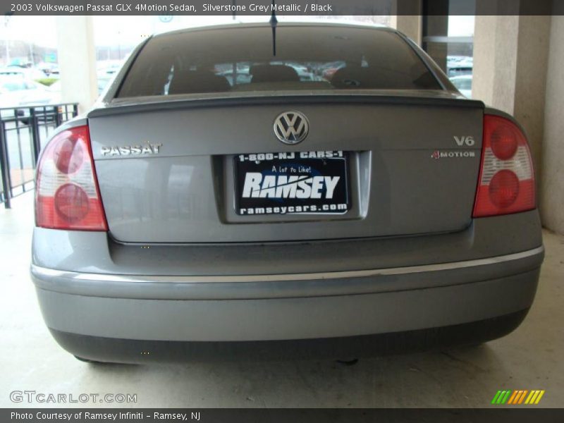 Silverstone Grey Metallic / Black 2003 Volkswagen Passat GLX 4Motion Sedan