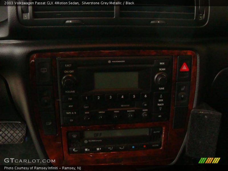 Silverstone Grey Metallic / Black 2003 Volkswagen Passat GLX 4Motion Sedan