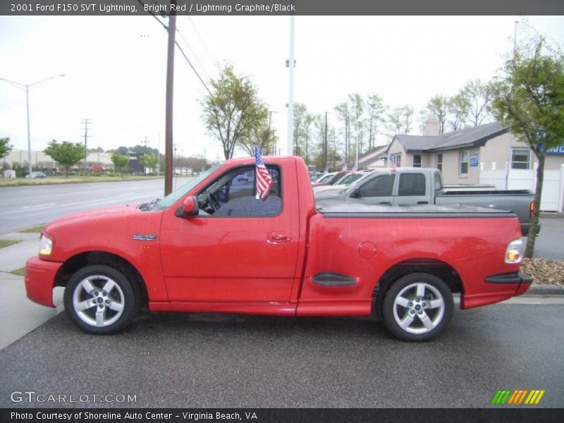  2001 F150 SVT Lightning Bright Red