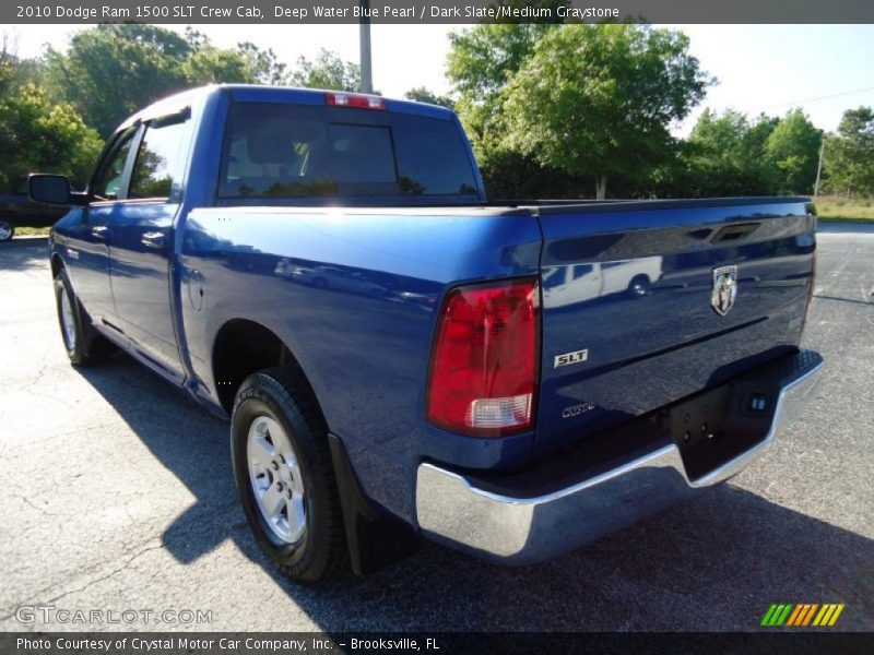 Deep Water Blue Pearl / Dark Slate/Medium Graystone 2010 Dodge Ram 1500 SLT Crew Cab