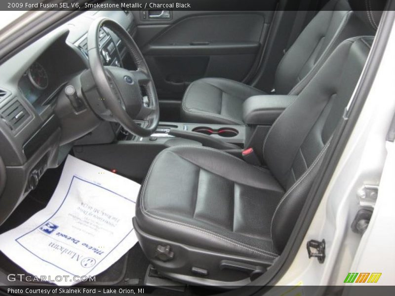 Smokestone Metallic / Charcoal Black 2009 Ford Fusion SEL V6