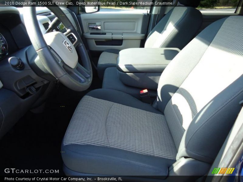 Deep Water Blue Pearl / Dark Slate/Medium Graystone 2010 Dodge Ram 1500 SLT Crew Cab