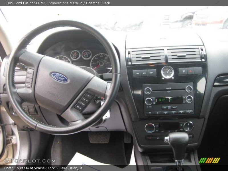 Smokestone Metallic / Charcoal Black 2009 Ford Fusion SEL V6