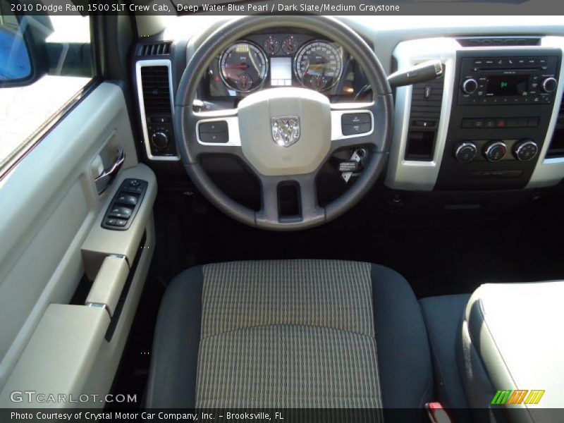 Deep Water Blue Pearl / Dark Slate/Medium Graystone 2010 Dodge Ram 1500 SLT Crew Cab