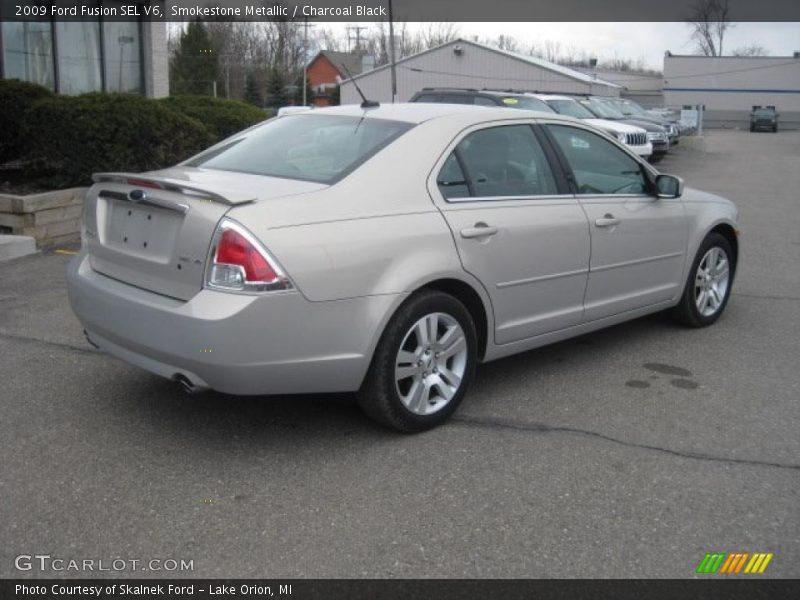 Smokestone Metallic / Charcoal Black 2009 Ford Fusion SEL V6