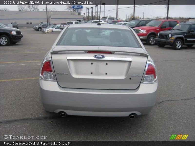 Smokestone Metallic / Charcoal Black 2009 Ford Fusion SEL V6