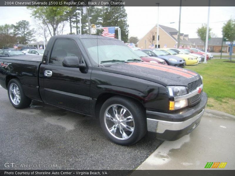 Black / Dark Charcoal 2004 Chevrolet Silverado 1500 LS Regular Cab