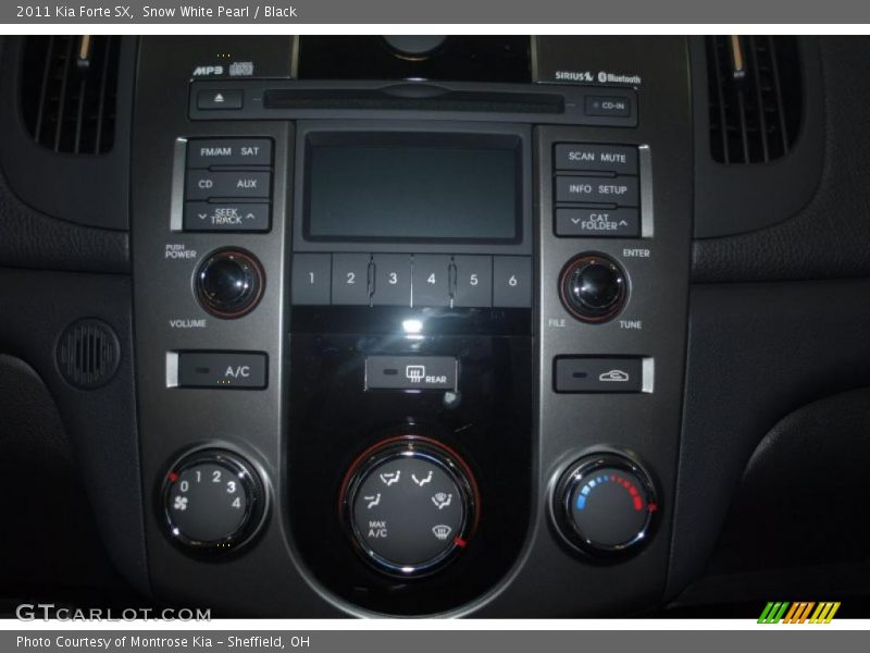 Controls of 2011 Forte SX
