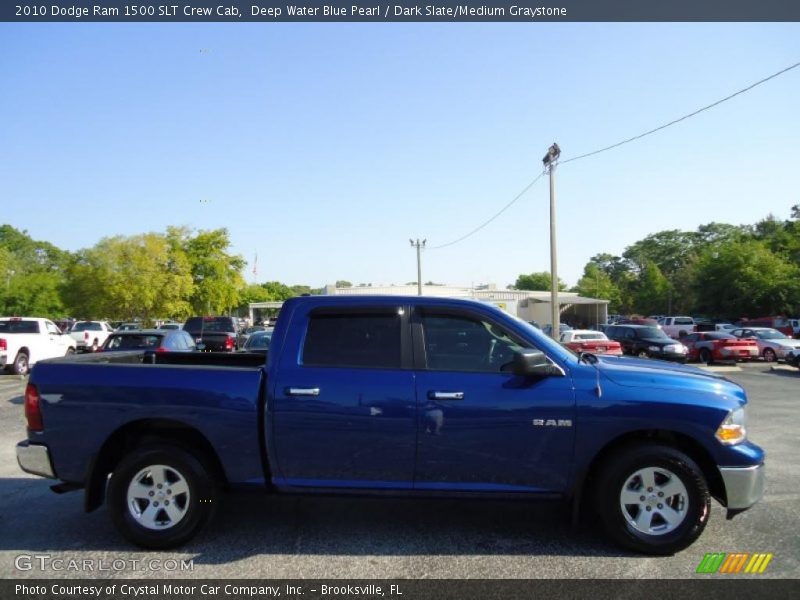 Deep Water Blue Pearl / Dark Slate/Medium Graystone 2010 Dodge Ram 1500 SLT Crew Cab
