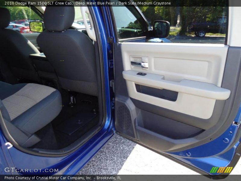Deep Water Blue Pearl / Dark Slate/Medium Graystone 2010 Dodge Ram 1500 SLT Crew Cab