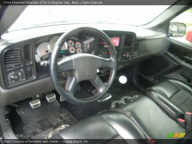 Black / Dark Charcoal 2004 Chevrolet Silverado 1500 LS Regular Cab