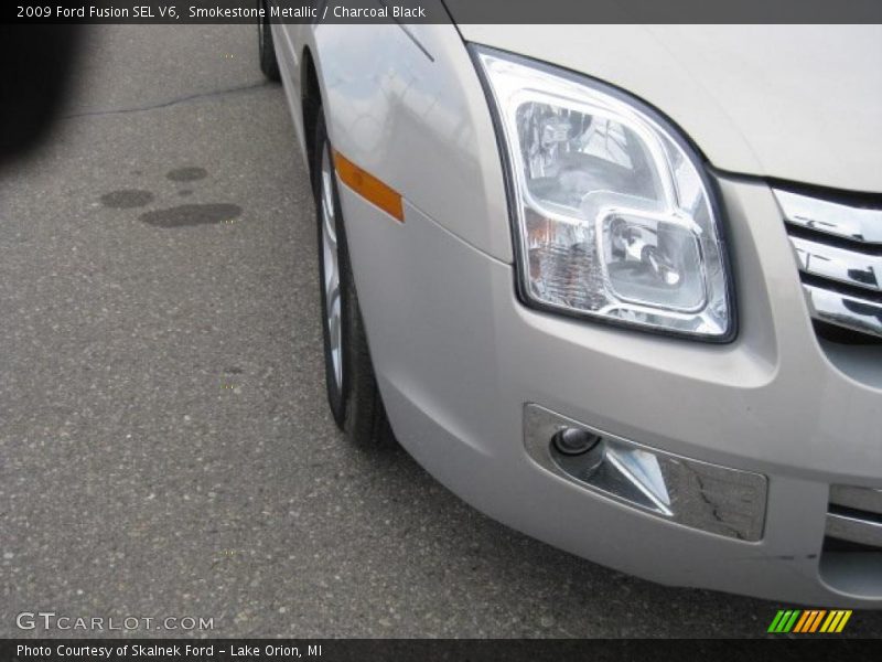 Smokestone Metallic / Charcoal Black 2009 Ford Fusion SEL V6