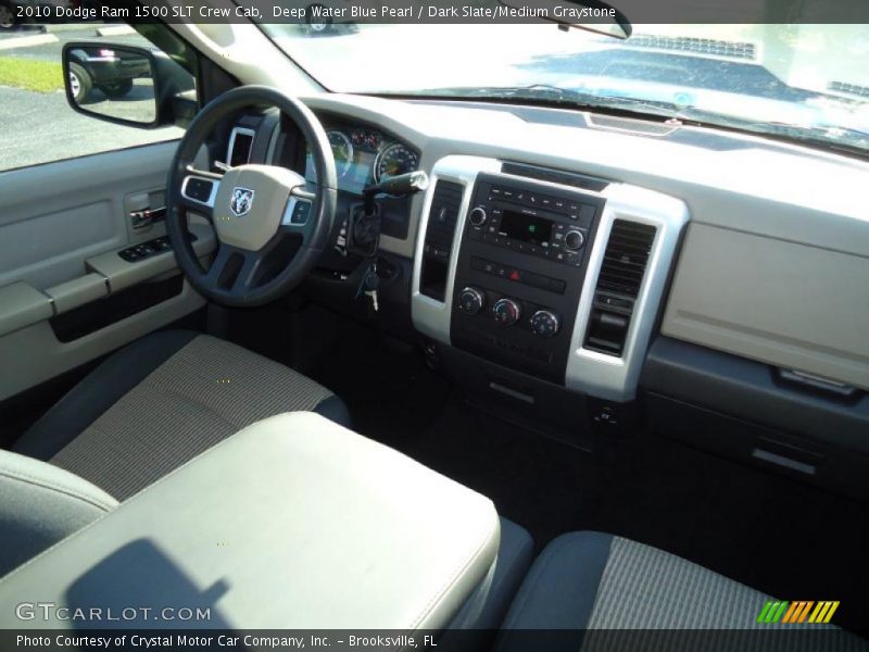 Deep Water Blue Pearl / Dark Slate/Medium Graystone 2010 Dodge Ram 1500 SLT Crew Cab