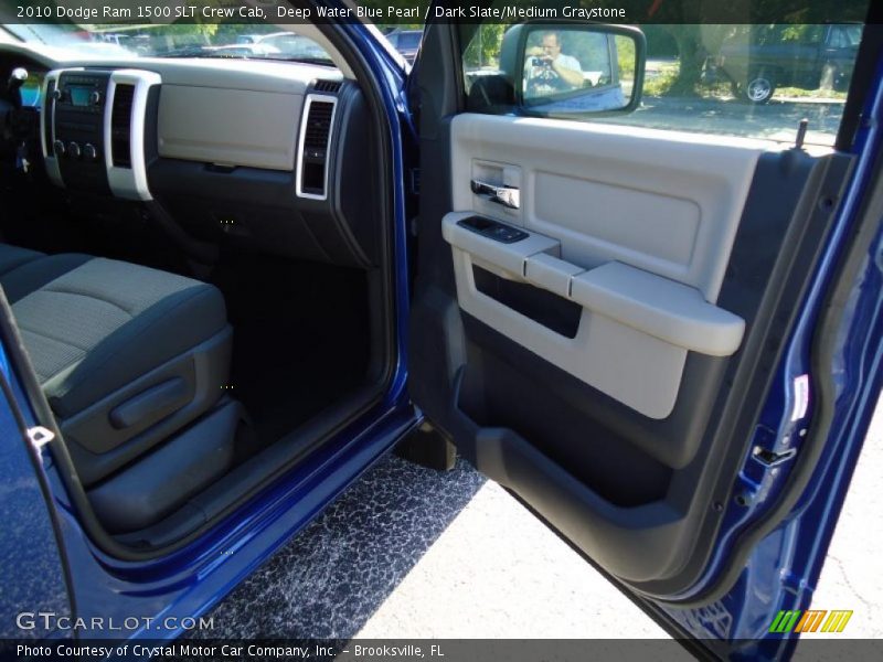Deep Water Blue Pearl / Dark Slate/Medium Graystone 2010 Dodge Ram 1500 SLT Crew Cab