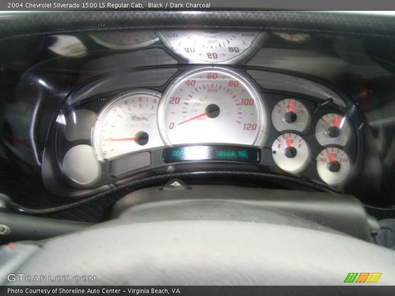 Black / Dark Charcoal 2004 Chevrolet Silverado 1500 LS Regular Cab