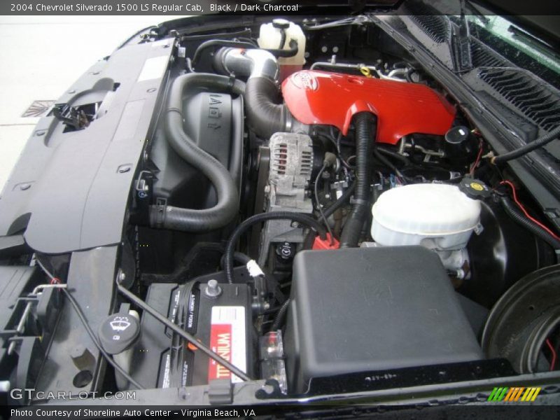 Black / Dark Charcoal 2004 Chevrolet Silverado 1500 LS Regular Cab