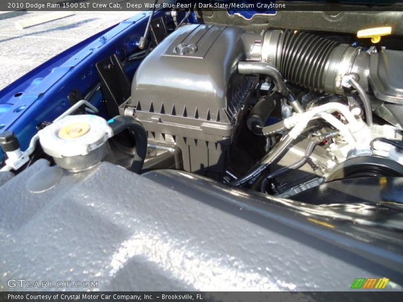 Deep Water Blue Pearl / Dark Slate/Medium Graystone 2010 Dodge Ram 1500 SLT Crew Cab