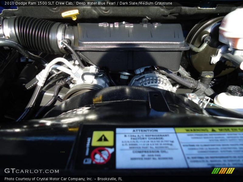 Deep Water Blue Pearl / Dark Slate/Medium Graystone 2010 Dodge Ram 1500 SLT Crew Cab