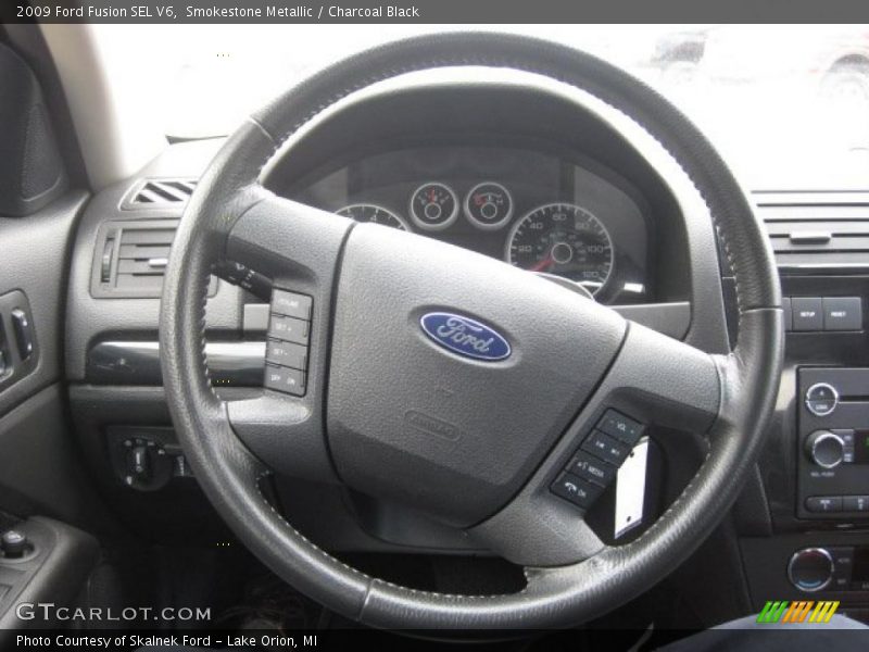Smokestone Metallic / Charcoal Black 2009 Ford Fusion SEL V6