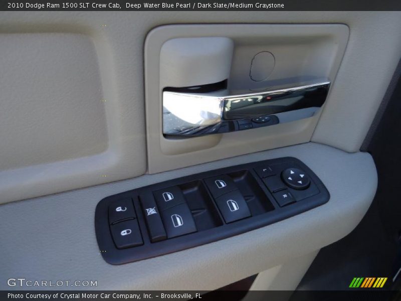 Deep Water Blue Pearl / Dark Slate/Medium Graystone 2010 Dodge Ram 1500 SLT Crew Cab