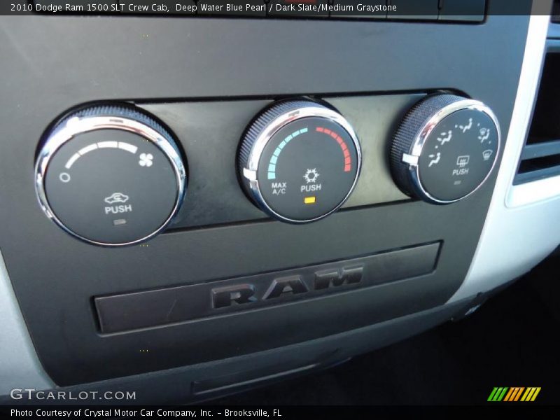 Deep Water Blue Pearl / Dark Slate/Medium Graystone 2010 Dodge Ram 1500 SLT Crew Cab