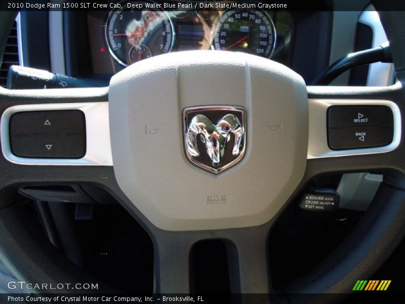 Deep Water Blue Pearl / Dark Slate/Medium Graystone 2010 Dodge Ram 1500 SLT Crew Cab