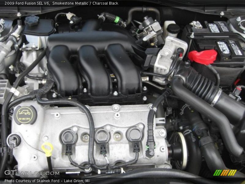 Smokestone Metallic / Charcoal Black 2009 Ford Fusion SEL V6