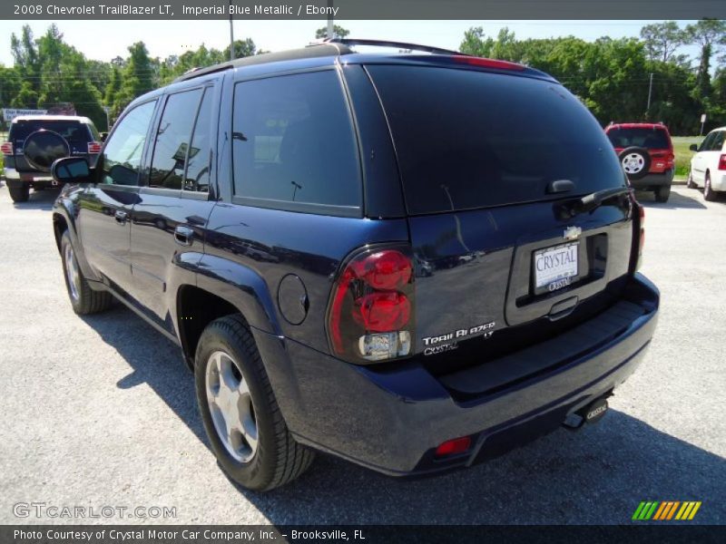 Imperial Blue Metallic / Ebony 2008 Chevrolet TrailBlazer LT