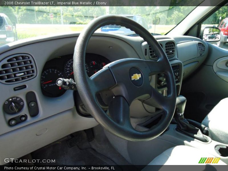 Imperial Blue Metallic / Ebony 2008 Chevrolet TrailBlazer LT