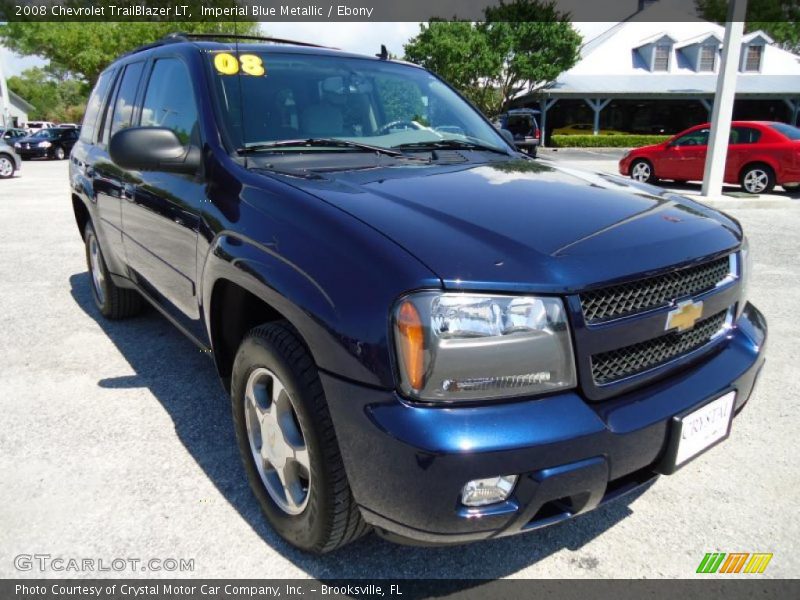 Imperial Blue Metallic / Ebony 2008 Chevrolet TrailBlazer LT