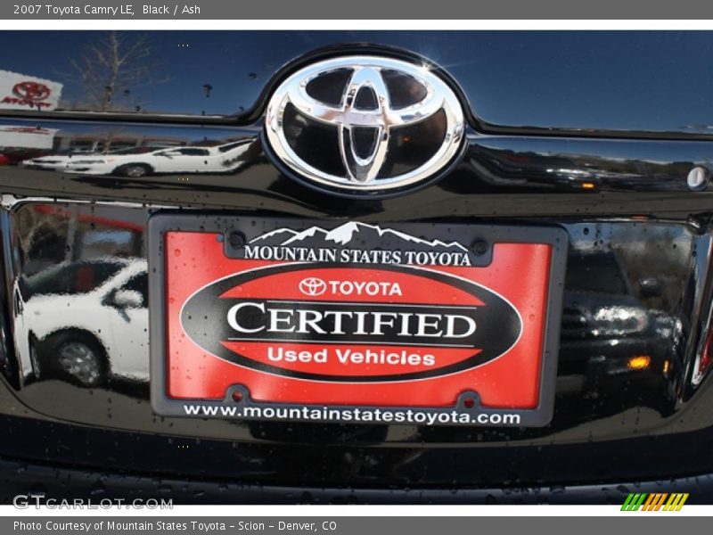 Black / Ash 2007 Toyota Camry LE