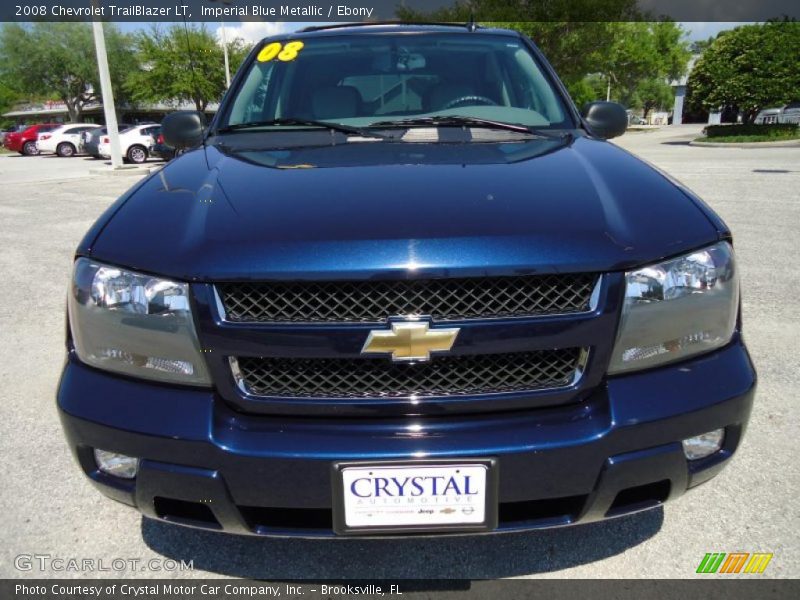Imperial Blue Metallic / Ebony 2008 Chevrolet TrailBlazer LT