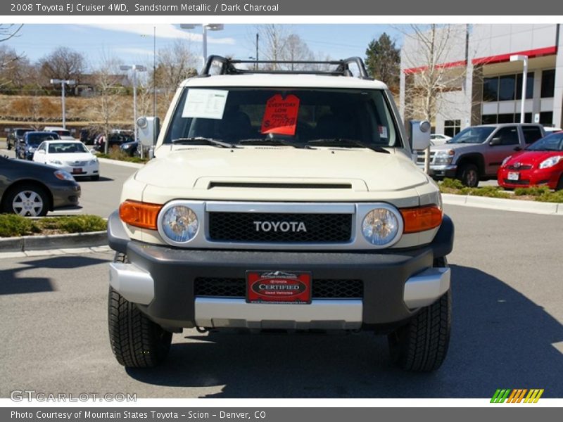 Sandstorm Metallic / Dark Charcoal 2008 Toyota FJ Cruiser 4WD