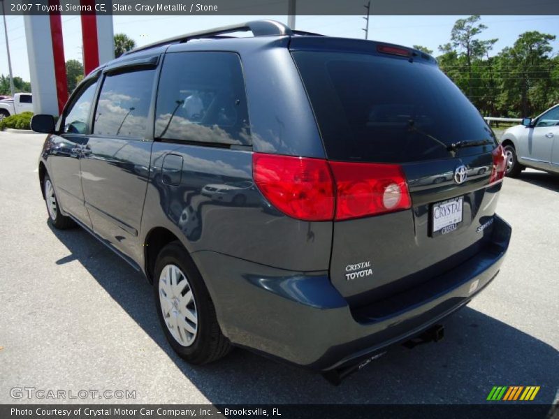 Slate Gray Metallic / Stone 2007 Toyota Sienna CE