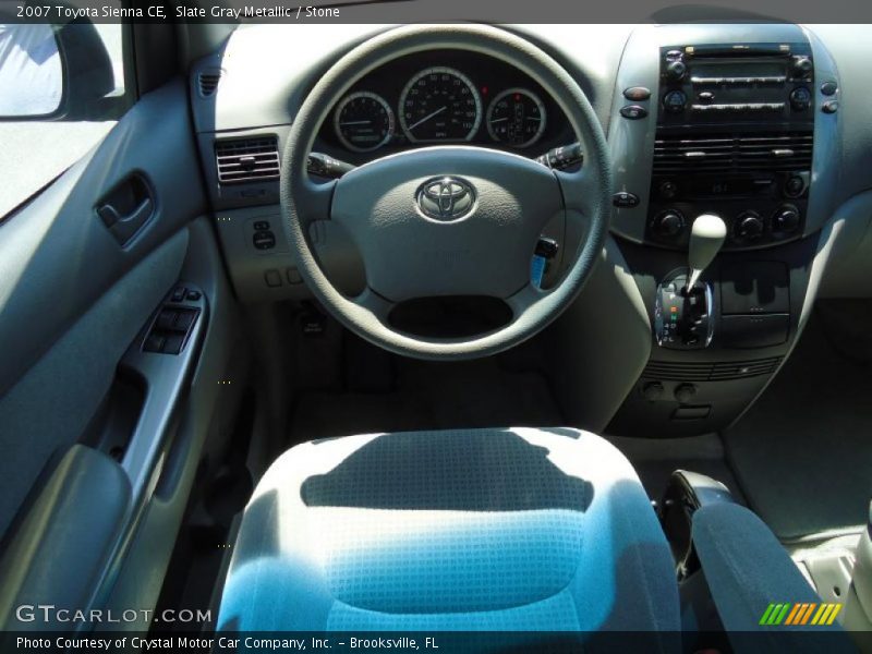 Slate Gray Metallic / Stone 2007 Toyota Sienna CE