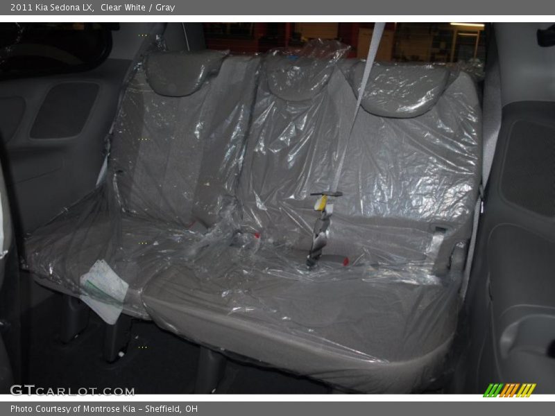 Clear White / Gray 2011 Kia Sedona LX