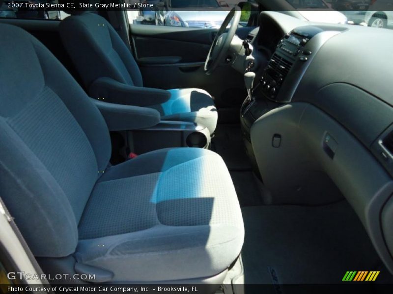 Slate Gray Metallic / Stone 2007 Toyota Sienna CE