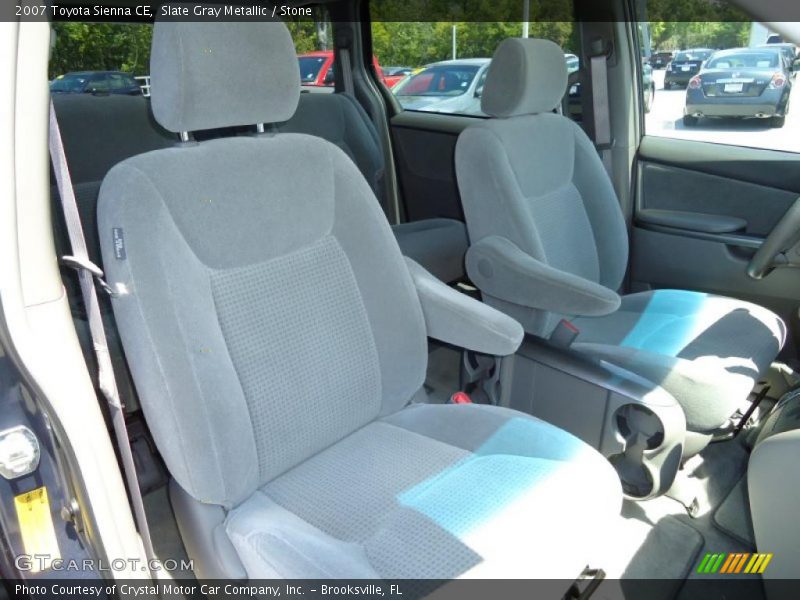 Slate Gray Metallic / Stone 2007 Toyota Sienna CE
