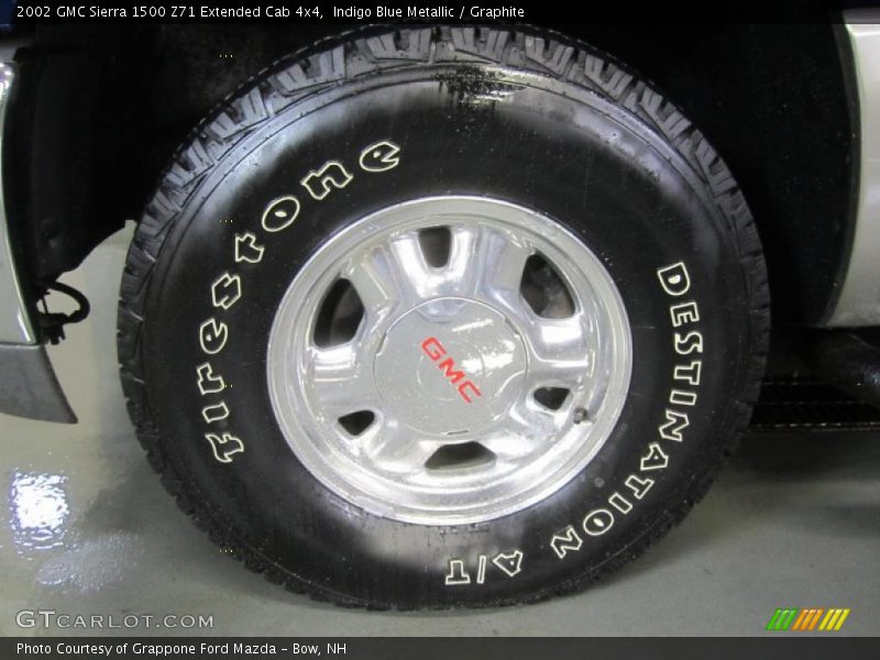 Indigo Blue Metallic / Graphite 2002 GMC Sierra 1500 Z71 Extended Cab 4x4