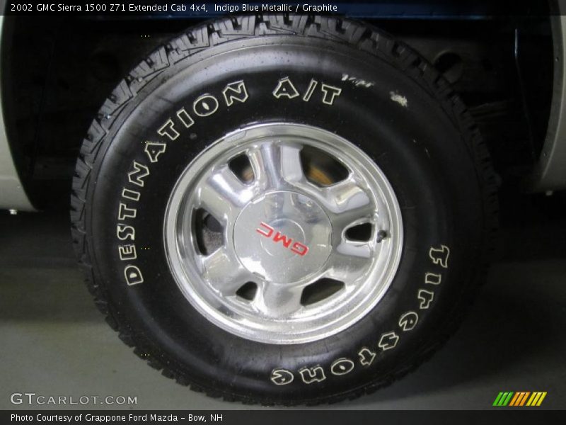 Indigo Blue Metallic / Graphite 2002 GMC Sierra 1500 Z71 Extended Cab 4x4