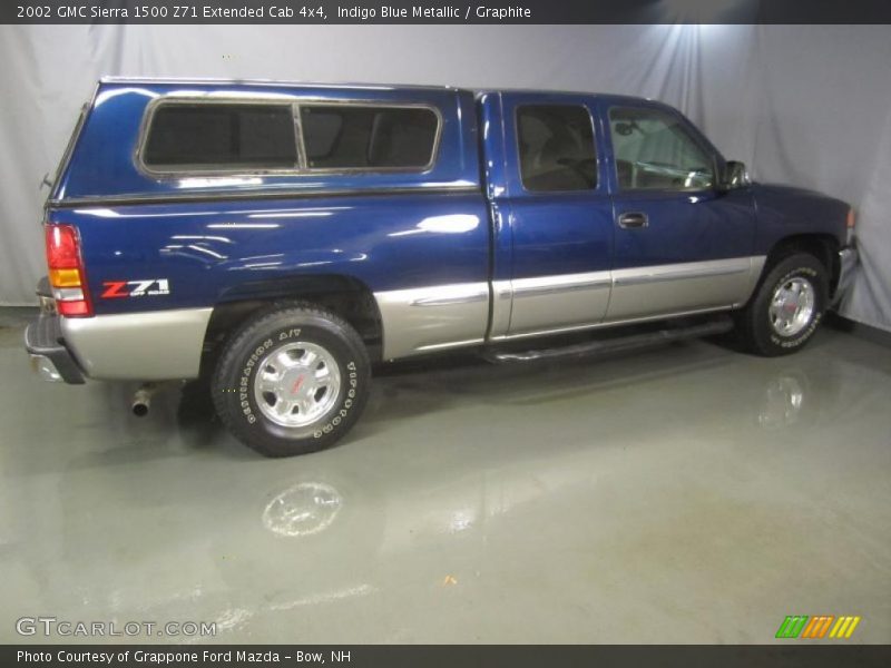 Indigo Blue Metallic / Graphite 2002 GMC Sierra 1500 Z71 Extended Cab 4x4